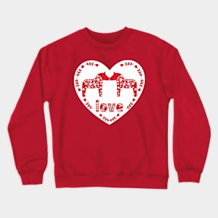 Valentine heart love Crewneck Sweatshirt